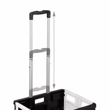Relaxdays Folding Shopping Trolley with Wheels