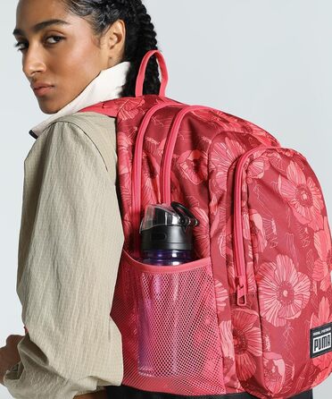 Спортивний рюкзак Puma Academy Unisex Intense Red-floral Aop, універсальний розмір