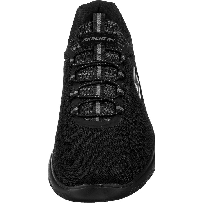 Чоловічі кросівки Skechers Summits - спортивні, широка колодка, блакитно-чорні, 43 EU