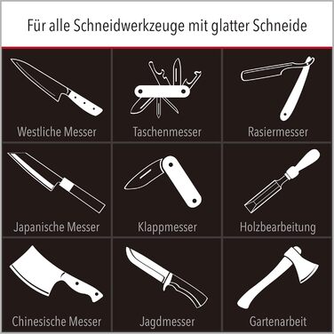 Набір точильних каменів Pro Schleifstein Profi Set XL: 400/1000/6000 гріт, шкіряна дошка, база з силіконовими фіксаторами, точилка, притискний камінь