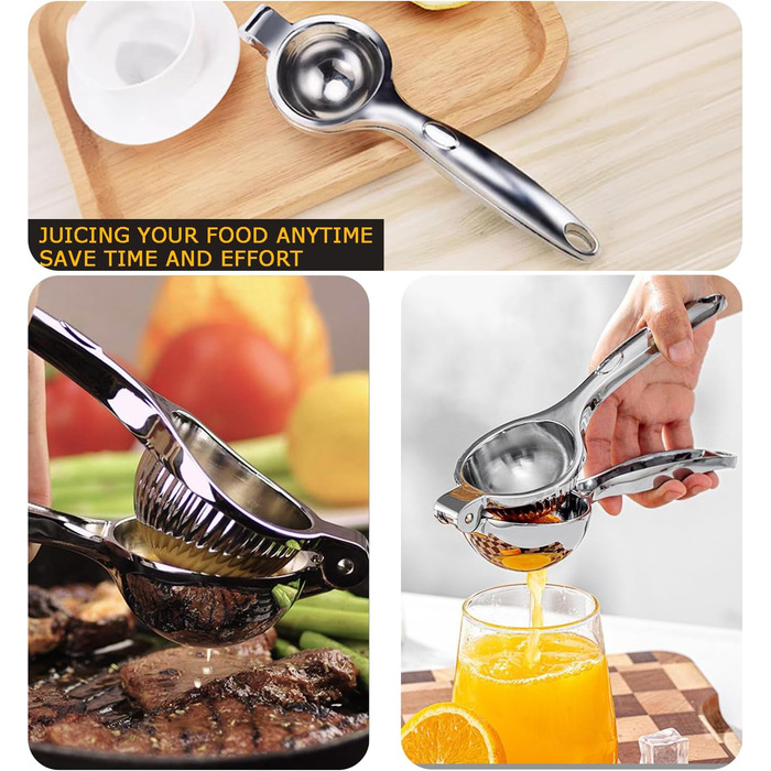 Ручна прес для цитрусових: вичавлювання соку лимона та лайма, преміум якість, міцна конструкція