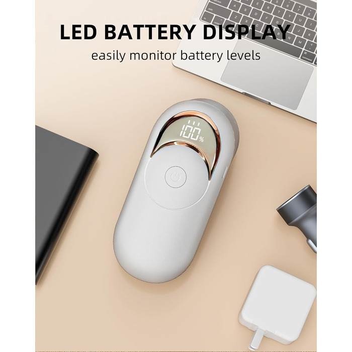 Електричний видалення ворсу для одягу - портативний бездротовий прилад для чищення одягу з LED-дисплеєм (чорний)