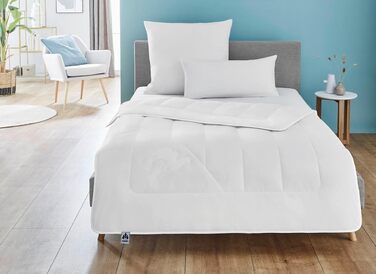 Irisette Kamel Warm Duo Winter Blanket - Made in Germany - Duo duvet made of camel hair for winter, 135 x 200 cm, white, Öko-Tex certified 135x200 cm Duo Single
