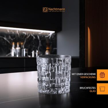 Набір склянок для віскі Nachtmann Bossa Nova, 4 шт., 330 мл, кришталеве скло, Tumbler, 92076