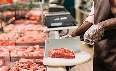 ORBLUE Hackmesser: Китайський кухонний ніж-топірець, гострий ніж для м'яса та кісток, ідеальний для кухні