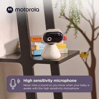 Дитячий відеомонітор Motorola Nursery VM 483 з камерою, інфрачервоним нічним баченням, функцією двостороннього зв'язку та цифровим зумом (PIP1000C EU)