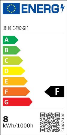 Підлогова лампа Fullwatt з полицями та внутрішнім освітленням, чорна