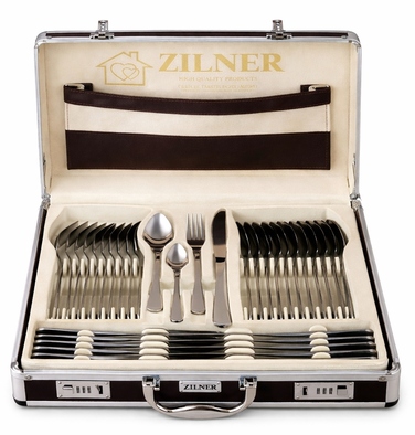 Набір столових приборів із нержавіючої сталі, 72 предмети – елегантний сервіз на 12 осіб