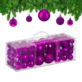 Relaxdays Set of 76 Christmas Baubles