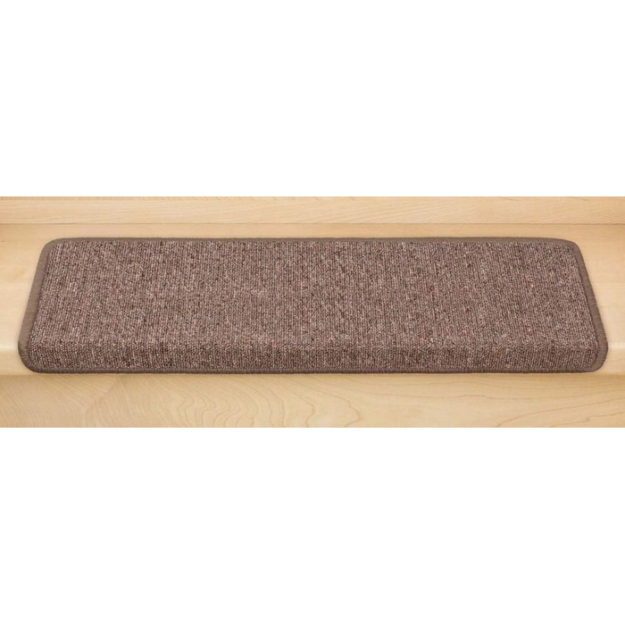 Kettelservice-Metzker Stair Treads / Stair Mats Ariston 15-Piece Value Set Rectangular Light Brown 15 Pieces Light Brown Rectangular