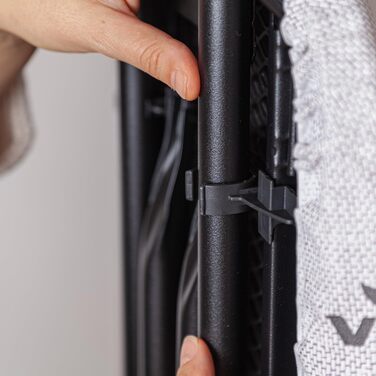 Прасувальна дошка Vileda Diamond з регулюванням висоти та покриттям з титану | Для парогенераторів, сертифікована TÜV | Велика поверхня 120x38 см, 3 роки гарантії, екологічна упаковка