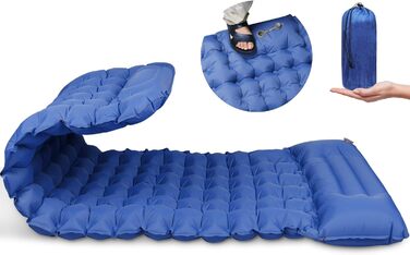 Каремат самонадувний Zhiwei Isomatte для кемпінгу та відпочинку на природі. Ultraleicht, товстий, з помпою та подушкою. Підходить для намету, трекінгу, пляжу, подорожей та хати.