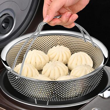 Вставка для пароварки, Ø 22 см, нержавіюча сталь 304, для каструль, сковорідок, мультиварки Instant Pot