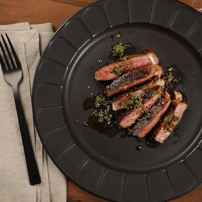 Сервіз столовий 16-частинний Gibson Elite Northrock Steingut для 4 осіб (12 предметів) - білий з ручним розписом, основа з теракоти