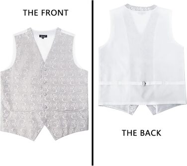 Самошийна краватка Alizeal з нагрудником та хустинкою, турецький стиль, колір - блакитний (3XL, срібло)