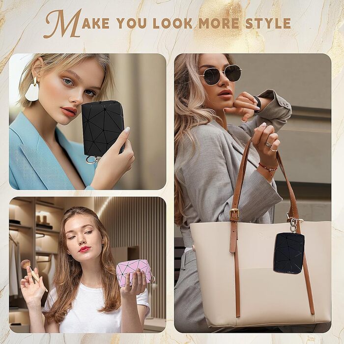 Косметичка жіноча мініатюрна Kometik, органайзер для косметики, дорожня косметичка, валізка, чорний та бежевий