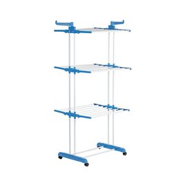 Складаний сушильник для білизни EASYmaxx з 3 рівнями, чорний/білий | Ефективне сушіння, компактний та мобільний