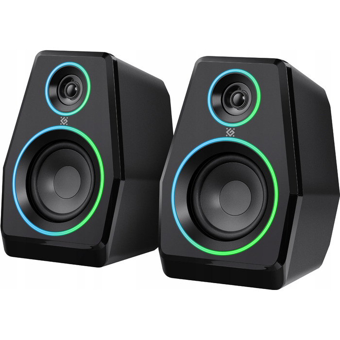 Колонки Defender SOLAR 10 2.0 10 Вт Bluetooth, USB, RGB-підсвітка