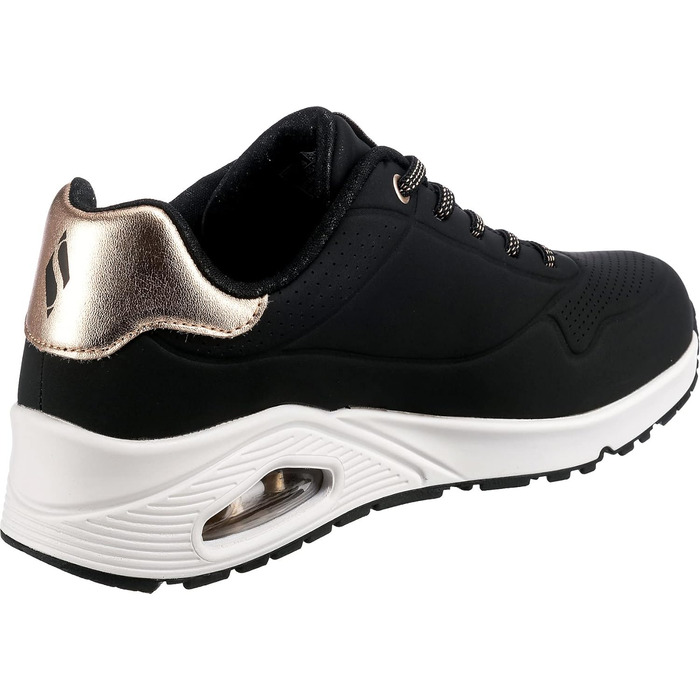 Кросівки Skechers UNO Shimmer Away для жінок, чорний колір, розмір 39 EU, матеріал Durabuck