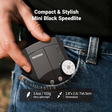 Спалахувачка NEEWER Z150 для Canon, Nikon, Panasonic, Olympus, Pentax та інших DSLR/цифрових камер