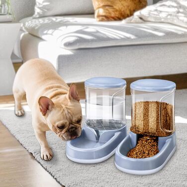 Automatic Pet Feeder and Water Dispenser - 3.8L Dual Bowl - for Dogs & Cats - Large Capacity