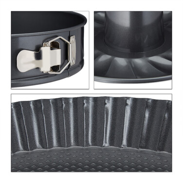 Relaxdays 5-Piece Cake Mold Set