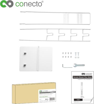 Підставка для пилососа Conecto: універсальна сумісна з Dyson V11, V8, V7, V15, V12, V10, біла