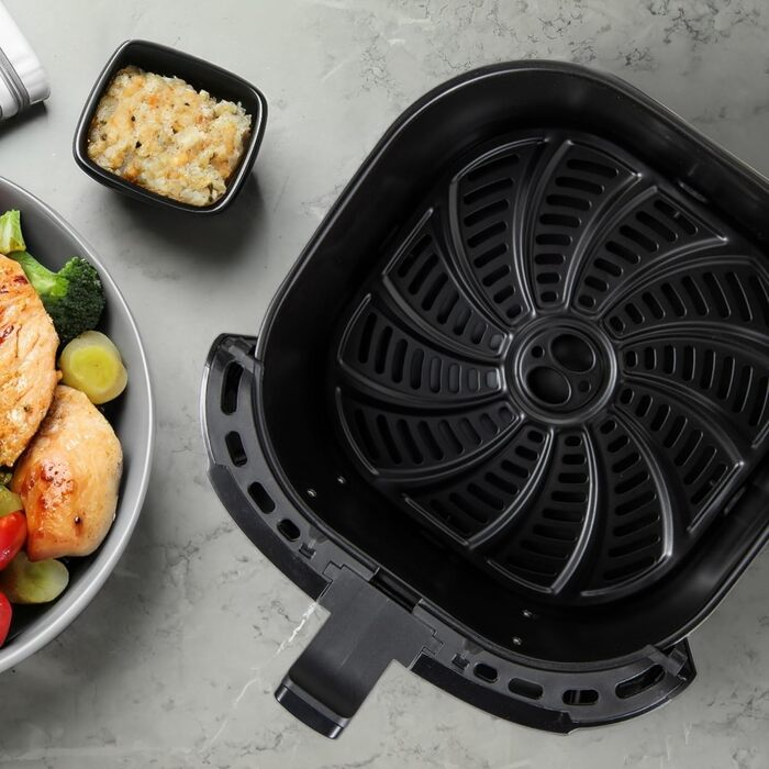 Фритюрниця без масла Bergner Copperly, 1800W, 6.9L, 8 програм, керамічне покриття, 80-200°C, таймер 30 хв