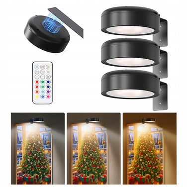 Набір із 3 магнітних підсвіток для картин на батарейках, настінні світильники для картин