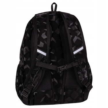 Молодіжний шкільний рюкзак CoolPack Pick Trace Square 3D, чорний