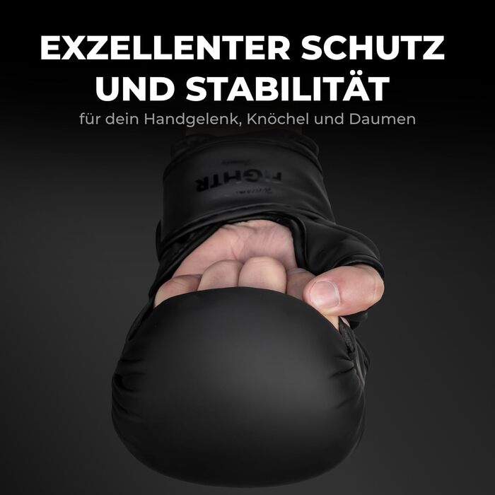 Спаррингові рукавички FIGHTR® для MMA, боксу та кікбоксингу | 07 oz | з додатковою товстою підкладкою та сумкою