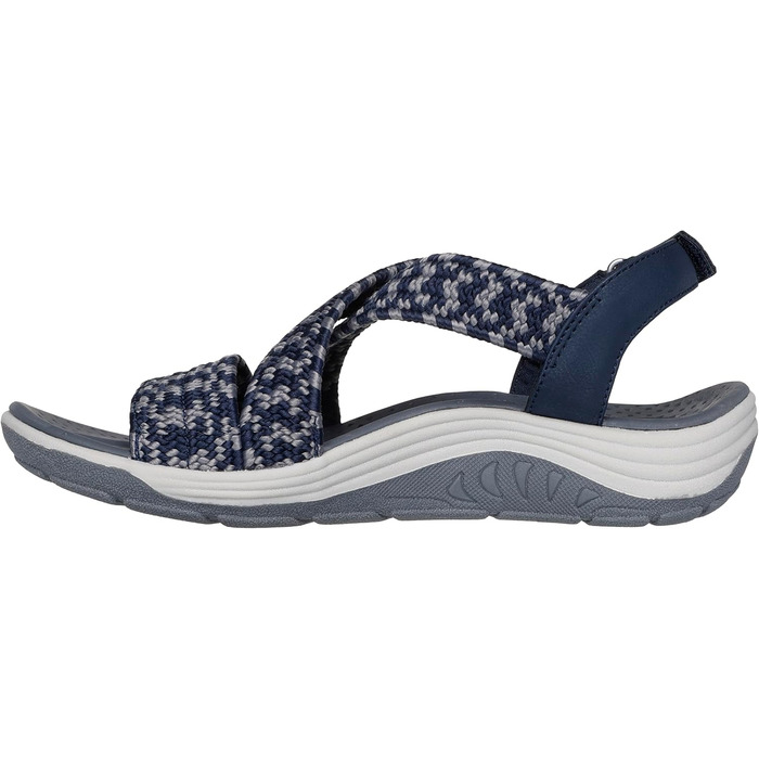 Skechers Martha Stewart Reggae Cup – Жіночі сандалі Coastal Trail, 38.5 EU, темно-сині з сірим