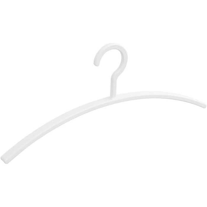 Вішалка для одягу Home Deluxe біла, набір 30 шт., 47x2x18 см - настінна, гачки для гардеробу