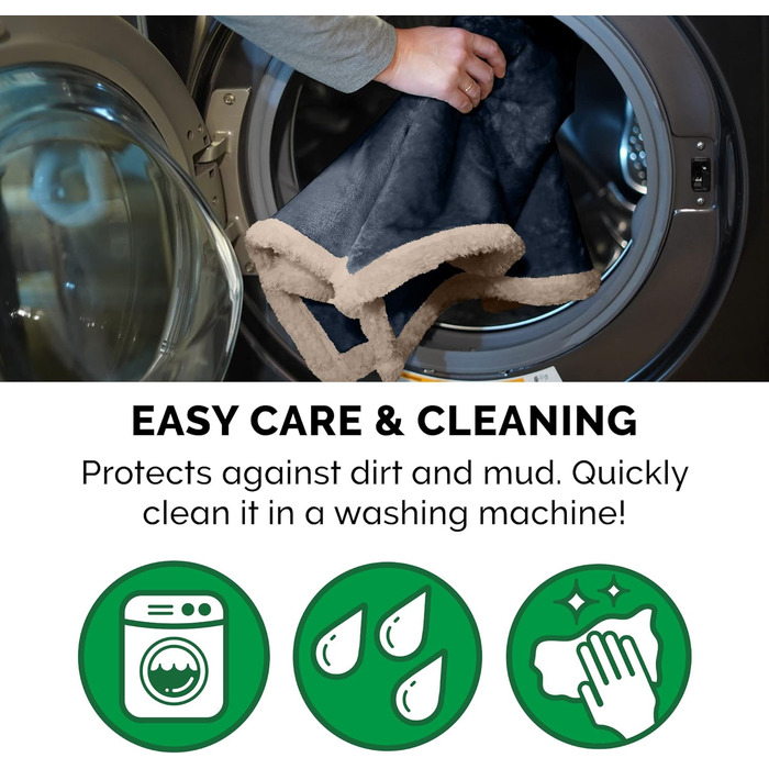 Кішечка Furhaven: зручне ліжко для кота з флісу, складане, миється - Small (Cozy Denim, X-Large)