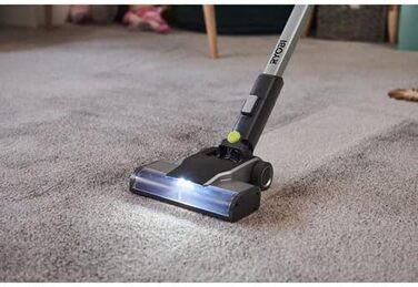 Акумуляторний пилосос RYOBI 18V ONE+ Brushless RSV18BL-0 (900 л/хв, 800 мл, без акумулятора та зарядного пристрою), зелений та антрацитовий