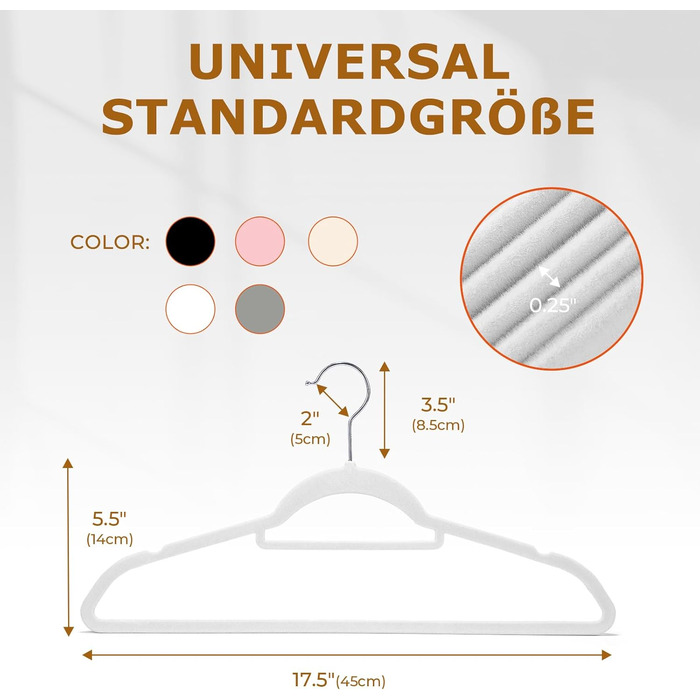 Набір вешалок для одягу House Day, 30 шт., велюрові, преміум-якість, обертаються на 360°, для сорочок, костюмів, светрів, штанів
