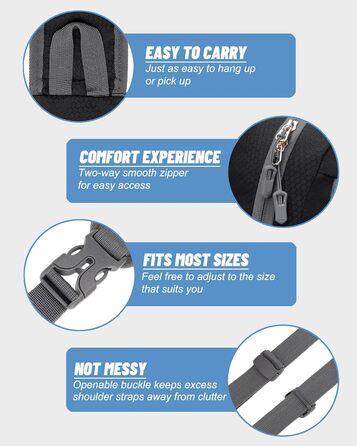 Чоловіча/Жіноча нагрудна сумка, слинг-сумка, сумка через плече, водонепроникна, для подорожей, активного відпочинку, спорту (чорна)