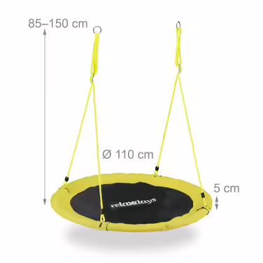 Relaxdays Nest Swing 110 cm