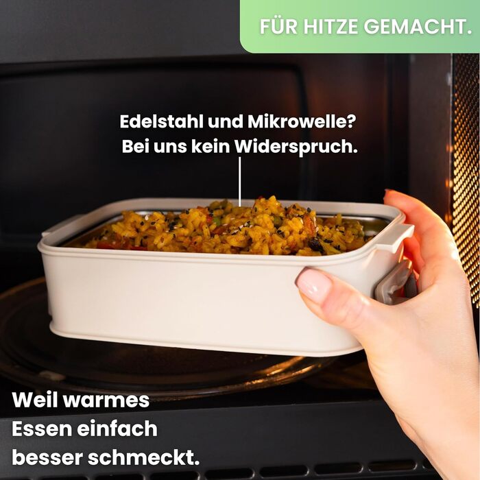 Бенто-ланчбокс 'Robin' 2700мл, 3 секції з приборами та відсіками, преміум нержавіюча сталь, BPA-free, велика ланчбокс для дорослих, Meal Prep, витокозахисний, підходить для мікрохвильової печі