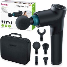Beurer MG 99 Massage Gun - Percussion Muscle Massager with 4 Attachments, 5 Intensity Levels & Rechargeable Battery (Pro Edition)