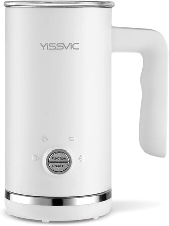 Електричний спінювач молока Yissvic 4-в-1 Cappuccino, 600 Вт, 300 мл, з нержавіючої сталі, антипригарне покриття