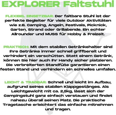 Скромний стілець EXPLORER Silvi (Чорний)