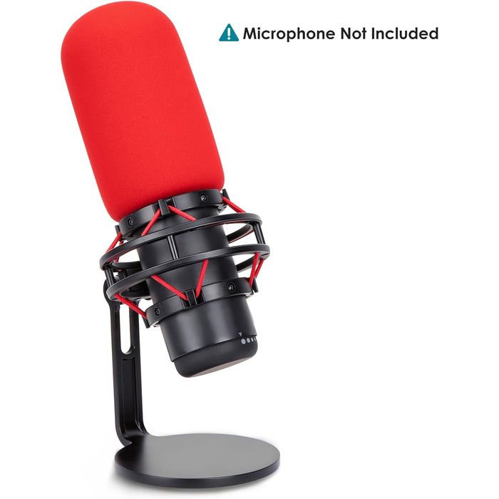 Кріплення для мікрофона YOUSHARES, сумісне з HyperX QuadCast, металева клямка, поп-фільтр, кріплення на стіну та стіл