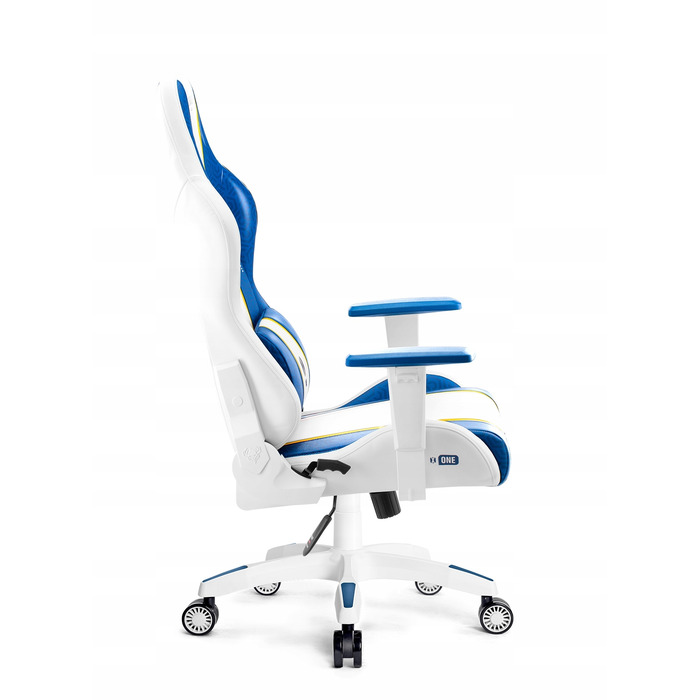 Ігрове крісло Diablo Chairs X-One 2.0, екошкіра, біле