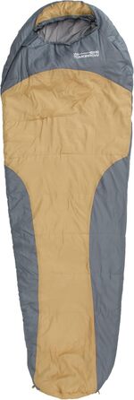 Спальний мішок Where Tomorrow Mumienschlafsack, 230x80 см, жовто-сірий
