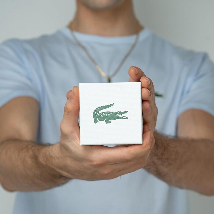 Годинник Lacoste 12.12 аналоговий, зелений, силіконовий ремінець Petit Piqué – чоловічий та жіночий