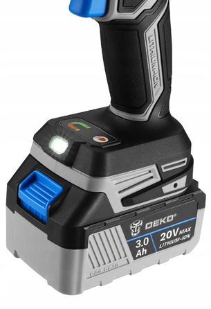 Акумуляторний шурупокрут DEKO 20 V безщітковий, 120 Нм, у кейсі