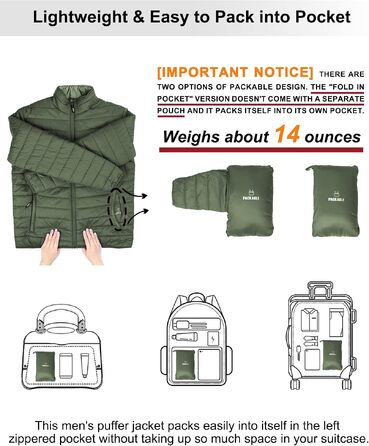 Чоловіча тепла куртка-пуховик Outdoor Ventures, компактна стібана куртка темно-синього кольору (3XL, Армійський зелений)