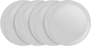 Набір посуду Stone Lain Albie (16 предметів), рожевий: 4 тарілки, 4 глибокі тарілки, 4 миски, 4 чашки. Сучасний дизайн, кераміка