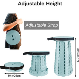 Трапляний стільчик-трансформер Hesanzol для кемпінгу, риболовлі, відпочинку на природі, максимальне навантаження 180 кг, колір: айсберг